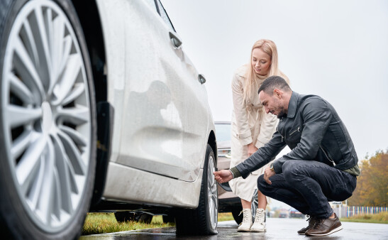 nierównomierne zużycie opon